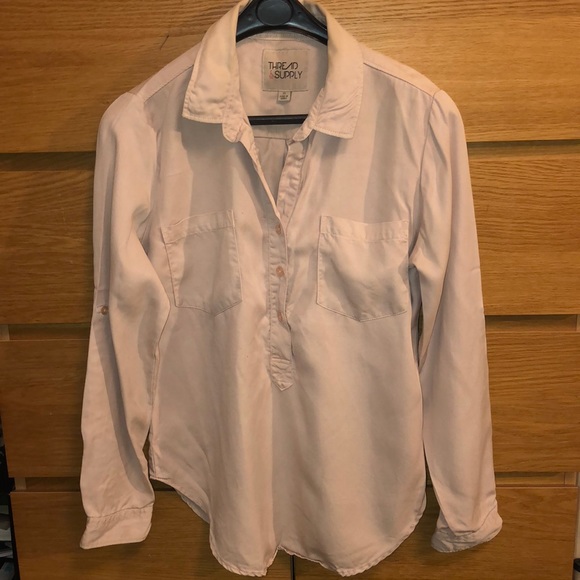 pullover button up shirt